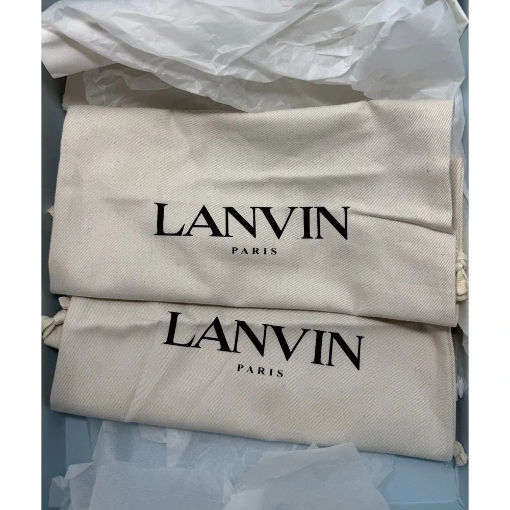 Lanvin Curb Sneaker Black/Gum Size 9 US 42 EU
